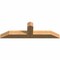 Ekena Millwork Portland Smooth Timber Gable Bracket, Western Red Cedar, 60"W x 17"H x 5 1/2"D x 5 1/2"F, 7/12 Pitch GBW060X17X0606POR00SWR - alternate 2
